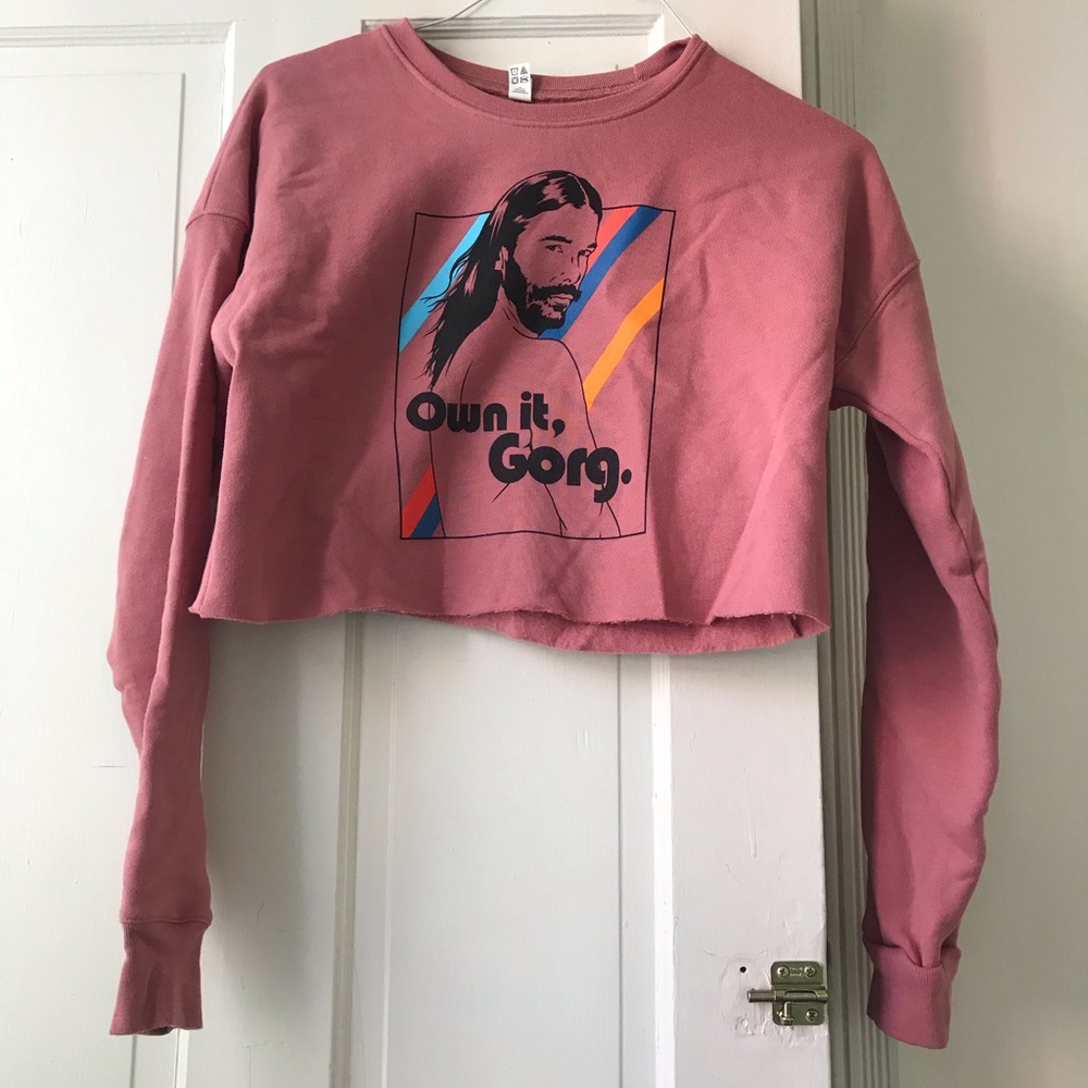 JVN Mauve Cropped Sweater